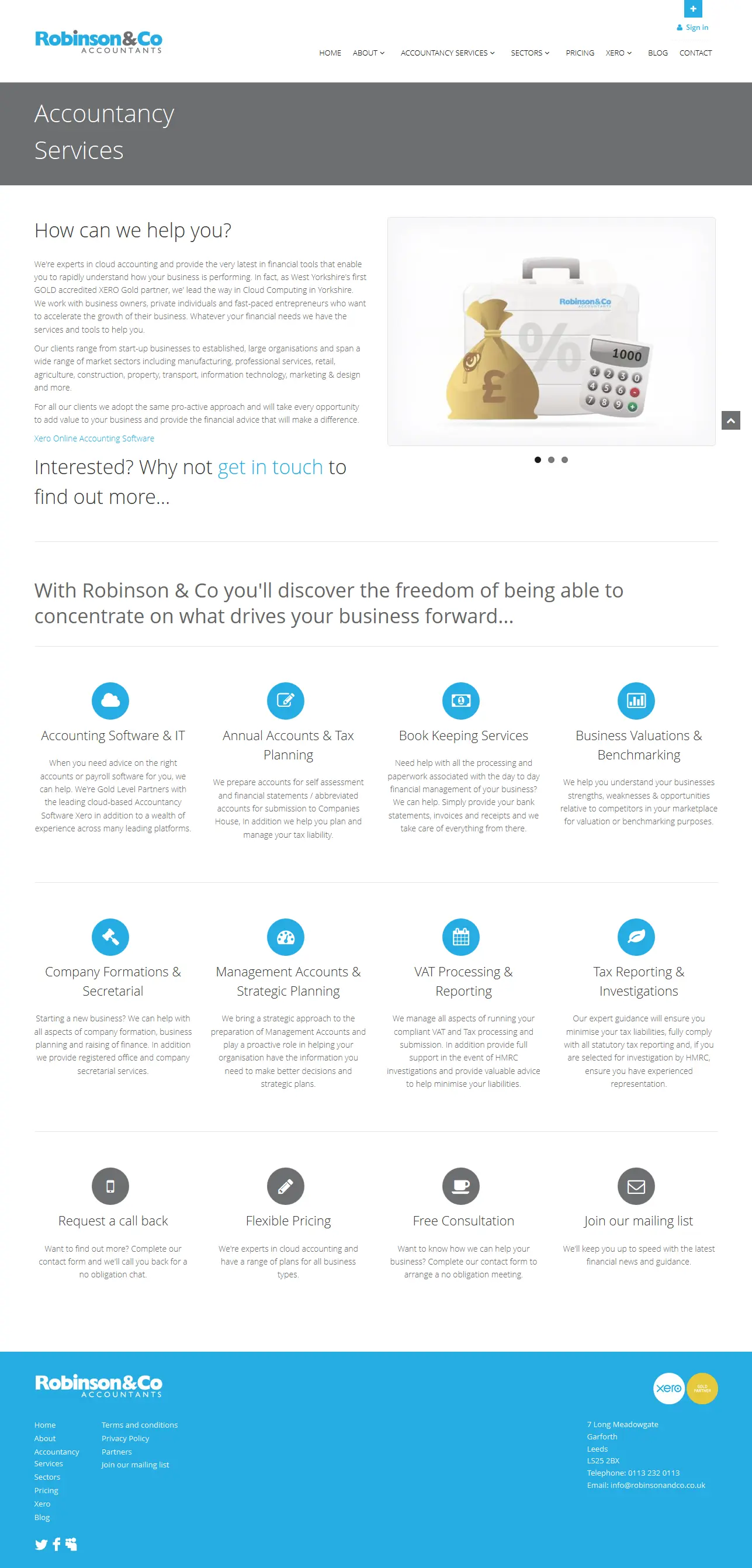 Контентная страница