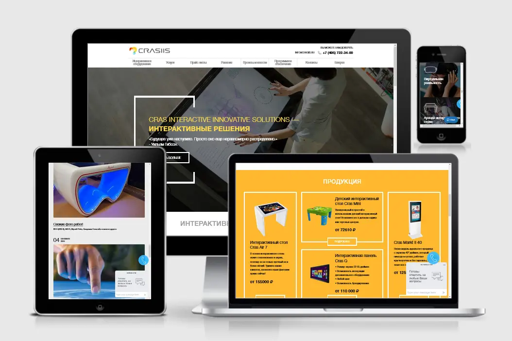 Responsive website